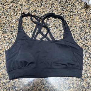 Black Sports Bra